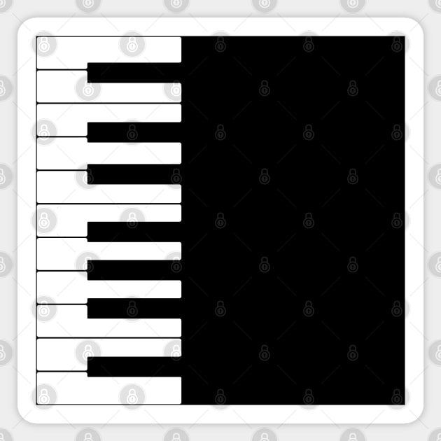 Piano Sticker by feroniae